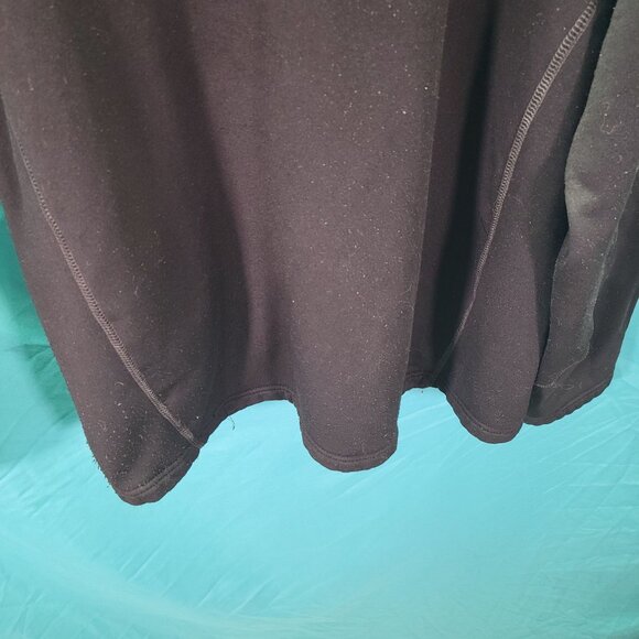 Cloudveil Men's XL Pullover Fleece Jacket Black 93% Polyester 7% Spandex - Picture 9 of 10